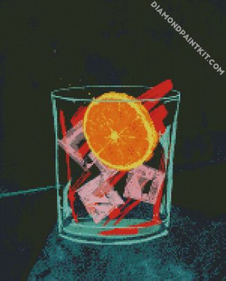 Aesthetic Cool Drink diamond painting