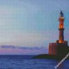 Aesthetic Crete Lighthouse diamond Painting