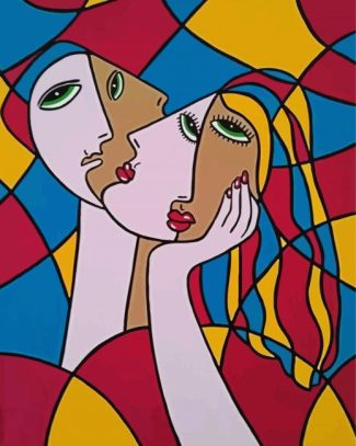 Aesthetic Cubist Ladies diamond painting