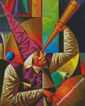 Aesthetic Cubist Man diamond painting