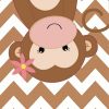 aesthetic cute monkey diamond painting