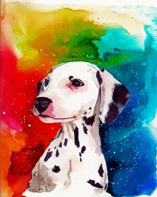 aesthetic dalmatian diamond painting