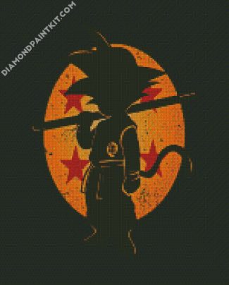 aesthetic dragonball silhouette diamond paintings