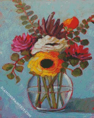 Aesthetic Flowers In Vase diamond painting