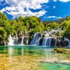 Aesthetic Krka National Park Croatia diamond painting