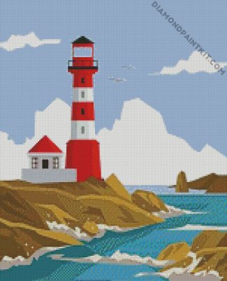 aesthetic lighthouse diamond paintings