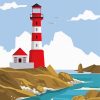 aesthetic lighthouse diamond painting