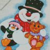 aesthetic snow man diamond paintings