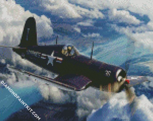 airplaine f4u diamond paintings