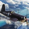 airplaine f4u diamond painting