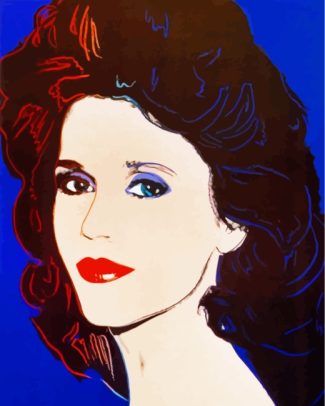 andy warhol jane fonda diamond painting