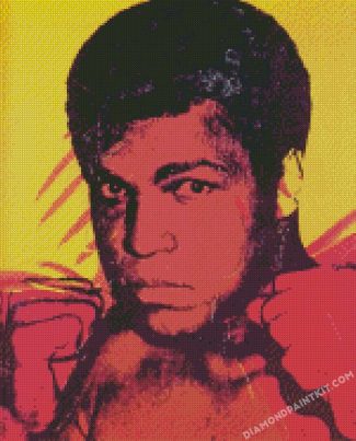 andy warhol muhammad ali diamond paintings