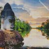 angkor wat bayon Cambodia diamond paintings