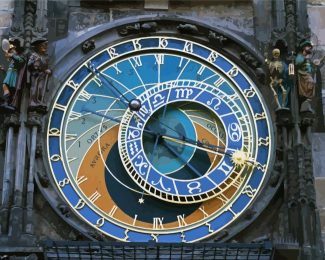 astronomical clock prague czech diamond painting