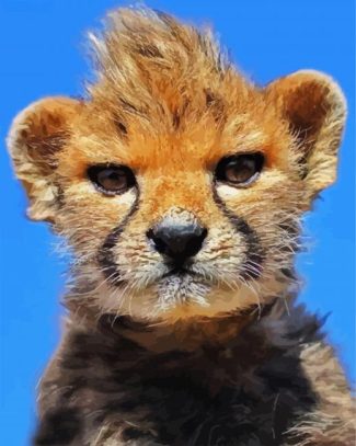 Baby Cheetah diamond painting