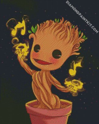 baby groot diamond paintings