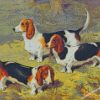 basset hounds Dogs diamond paintings