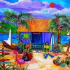 beach shack diamond painting