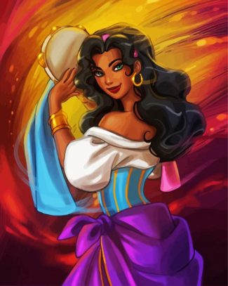 beautiful Esmeralda diamond painting