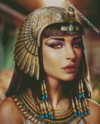 Beautiful Cleopatra diamond painting