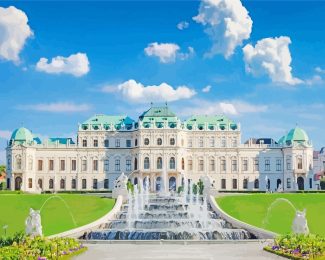 belvedere Garden vienna diamond painting