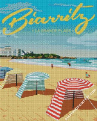 Biarritz France Poster diamond painting