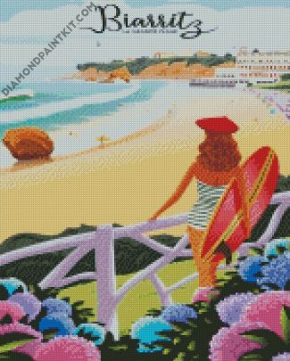 Biarritz Poster diamond painting