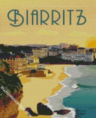 Biarritz Posters diamond painting