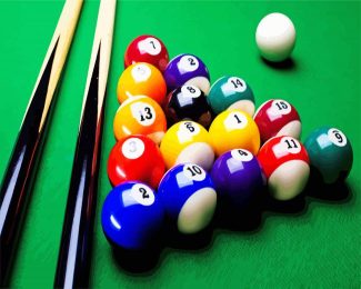 billiard Balls diamond painting