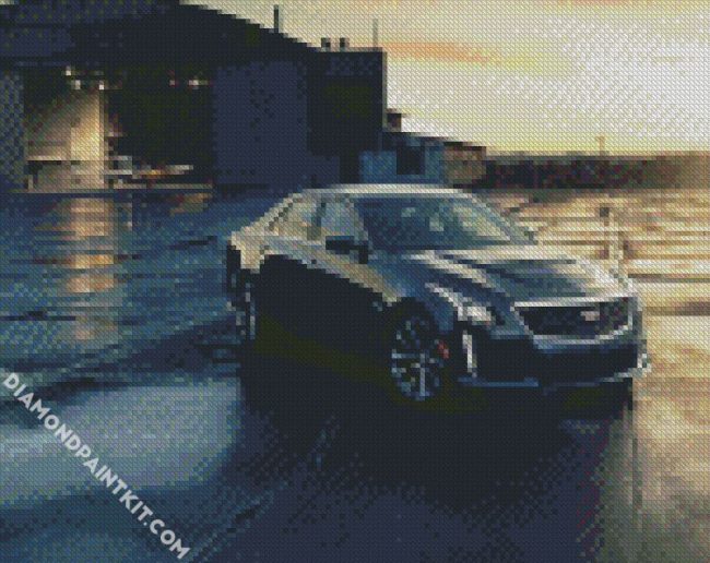 Black Cts V Car diamond painting