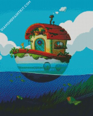 Boat House diamond painting