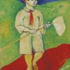 boy with a butterfly net diamond paintings