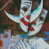 Broken Clown diamond painting