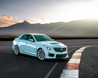 Cadillac CTS V diamond painting