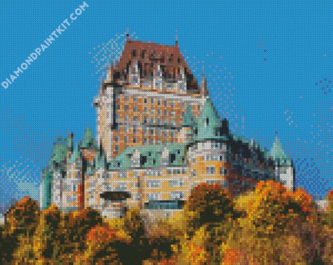 Chateau Frontenac Quebec diamond painting