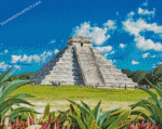 chichen itza Mexico diamond paintings