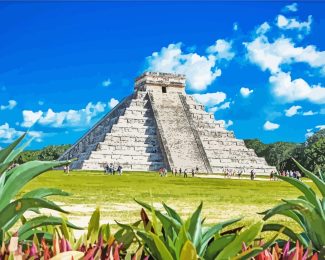 chichen itza Mexico diamond painting