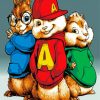 chipmunks Animation diamond painting