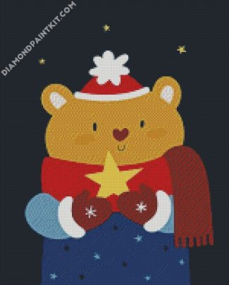 christmas bear diamond paintings