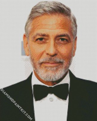 Classy George Clooney diamond paintings