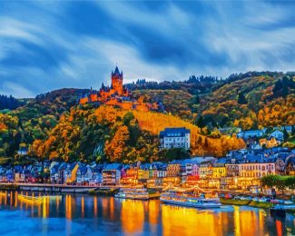 Cochem Germany diamond painting