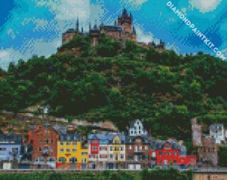 Cochem Town Germany diamond Painting