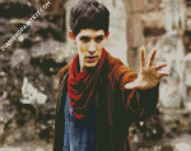 Colin Morgan Merlin diamond painting