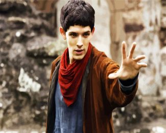 Colin Morgan Merlin diamond painting