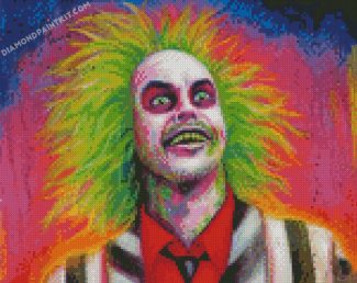 colorful beetlejuice Art diamond paintings