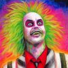 colorful beetlejuice Art diamond painting