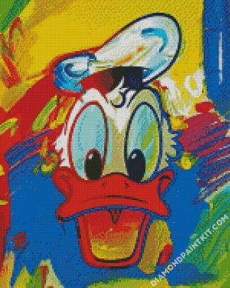 colorful donald duck diamond paintings