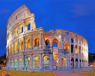 colosseum Rome diamond painting