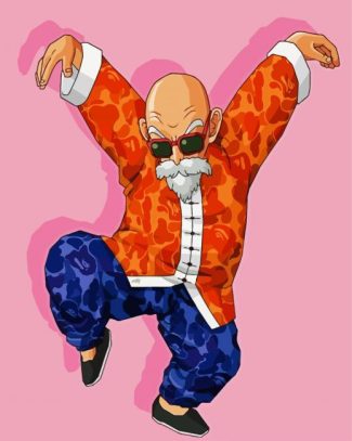 cool Master Roshi diamond painting