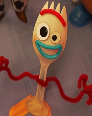 Crazy Forky diamond painting